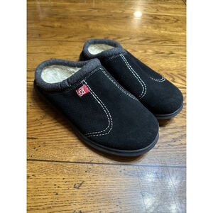 Spenco Slipper, 7.5 Black, Men's Supreme Slide Slipper Suede, Good